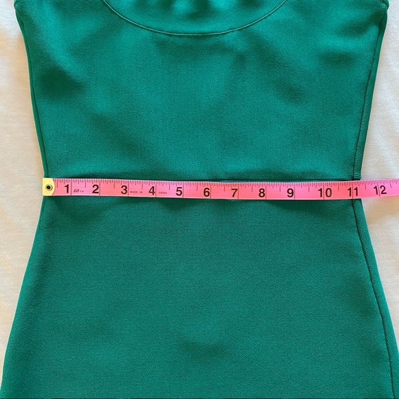 BCBGMaxAzria | Caspar Bodycon Dress - Green | Size XXS - Picture 13 of 16